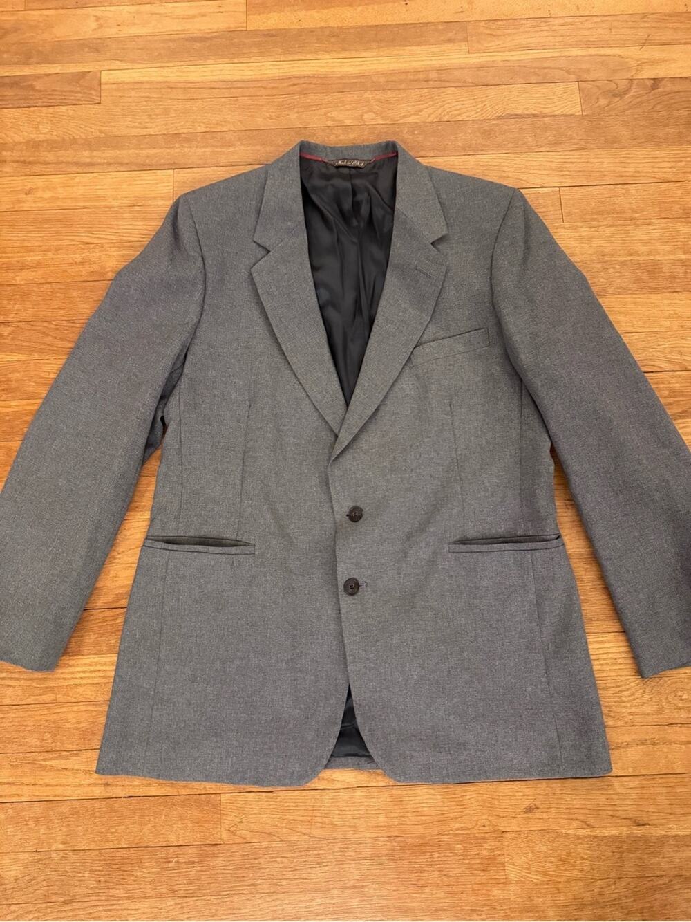 Levi Strauss & Co. Men's Gray Business Class Suit Blazer - Size 42R b45